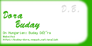 dora buday business card